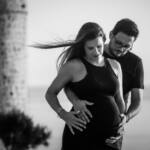 Reportaje de fotos de embarazo en la playa